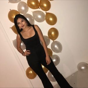 Black Wide Leg Jumpsuit